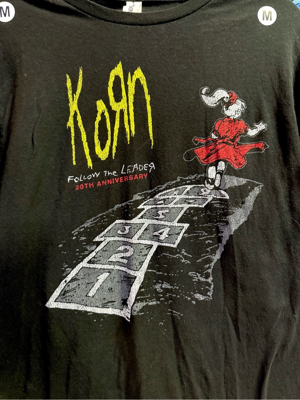 Korn Follow the Leader 20th Anniversary Graphic T-Shirt Size S